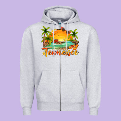 Tennessee Summer Billie Wilder Zipper Hoodie Designed By Texasbilliewilder