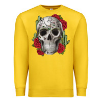 Lemon skull cactus Premium Sweatshirt - JahusDesignShop