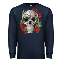 Navy skull cactus Premium Sweatshirt - JahusDesignShop