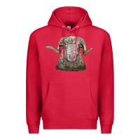 Cardinal rambouillet sheep head Premium Hoodie - LillyAllenDesigns