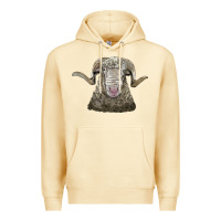 Pina Colada rambouillet sheep head Premium Hoodie - LillyAllenDesigns