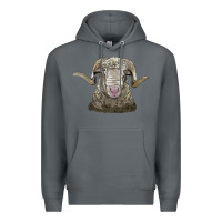 Rambouillet Sheep Head Premium Hoodie | Teevron