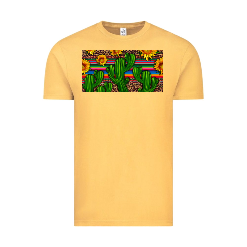 Sunflowers And Cactus License Plate Vintage Tee by Artiststas | Teevron