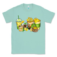 Seafoam lemon farm fresh coffee cups Classic Tee - Zillion Design Studio