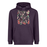 Plum Easter Day Happy Easter y'all Heavyweight Hoodie - OliviaCreatesArt