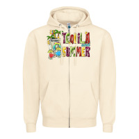 Sandshell tequila and summer Zipper Hoodie - texasbilliewilder