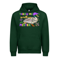 Forest Green throw me something mister mardi gras duck Urban Hoodie - MaliasSmallBusiness