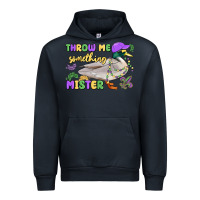Navy throw me something mister mardi gras duck Urban Hoodie - MaliasSmallBusiness