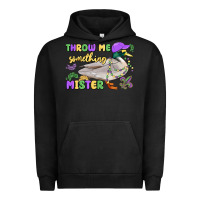 Pigment Black throw me something mister mardi gras duck Urban Hoodie - MaliasSmallBusiness