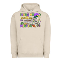 Pigment French Oak throw me something mister mardi gras duck Urban Hoodie - MaliasSmallBusiness
