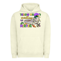 Pigment Pistachio throw me something mister mardi gras duck Urban Hoodie - MaliasSmallBusiness
