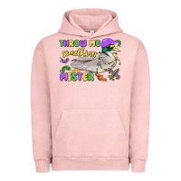 Pigment Salmon throw me something mister mardi gras duck Urban Hoodie - MaliasSmallBusiness