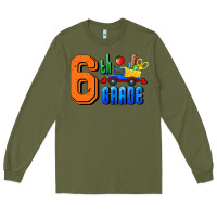Army Green Sixth Grade Long Sleeve Tee - RanaPortraitStore