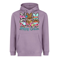 Lavender Happy Easter western peeps Heavyweight Hoodie - OliviaCreatesArt