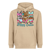Mushroom Happy Easter western peeps Heavyweight Hoodie - OliviaCreatesArt