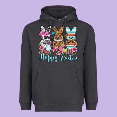 Happy Easter Western Peeps Heavyweight Hoodie Designed By Oliviacreatesart