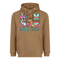 Toasted Coconut Happy Easter western peeps Heavyweight Hoodie - OliviaCreatesArt