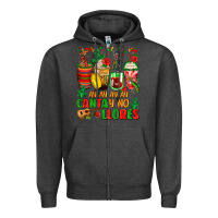 Charcoal Heather ay ay ay ay canta y no llores coffee cups Zipper Hoodie - Zillion Design Studio