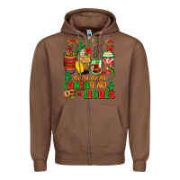 Chestnut ay ay ay ay canta y no llores coffee cups Zipper Hoodie - Zillion Design Studio
