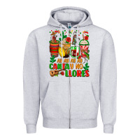Heather Grey ay ay ay ay canta y no llores coffee cups Zipper Hoodie - Zillion Design Studio