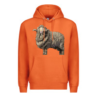 Carrot merino wool sheep Premium Hoodie - LillyAllenDesigns