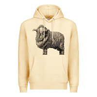 Pina Colada merino wool sheep Premium Hoodie - LillyAllenDesigns