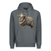 Rock merino wool sheep Premium Hoodie - LillyAllenDesigns
