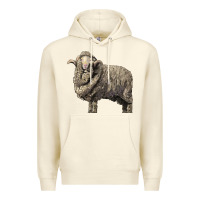 Sandshell merino wool sheep Premium Hoodie - LillyAllenDesigns