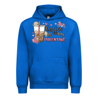 Cobalt coffee is my valentine Urban Hoodie - MaliasSmallBusiness