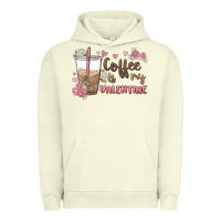 Pigment Pistachio coffee is my valentine Urban Hoodie - MaliasSmallBusiness
