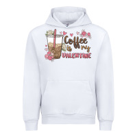 White coffee is my valentine Urban Hoodie - MaliasSmallBusiness