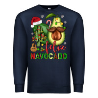 Navy feliz navocado avocado Premium Sweatshirt - JahusDesignShop