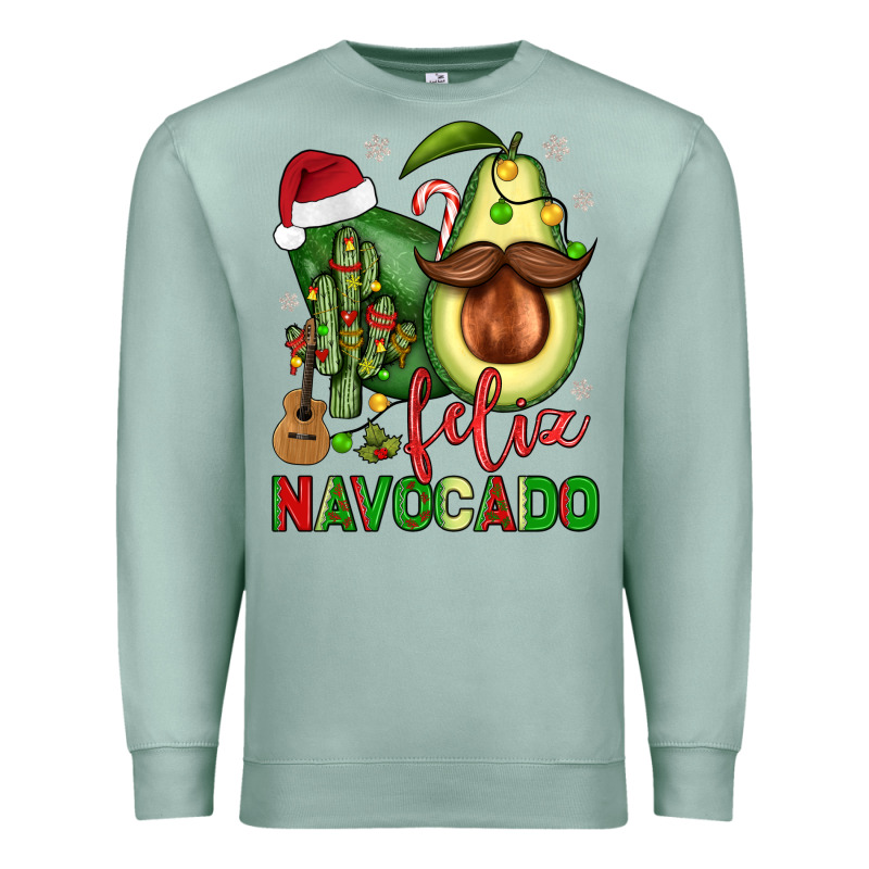 Feliz Navocado Avocado Premium Sweatshirt by JahusDesignShop | Teevron