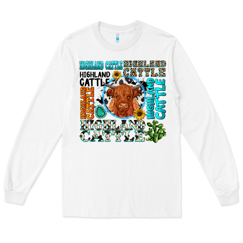 Highland Cattle Long Sleeve Tee by texasbilliewilder | Teevron