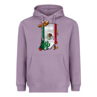 Lavender mexican indiana Heavyweight Hoodie - CowhideDigitalArt