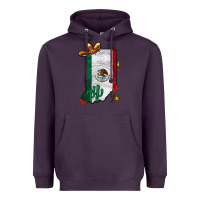 Plum mexican indiana Heavyweight Hoodie - CowhideDigitalArt
