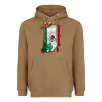 Toasted Coconut mexican indiana Heavyweight Hoodie - CowhideDigitalArt