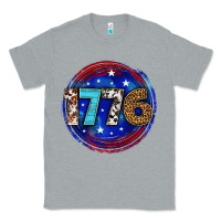 Heather Grey western 1776 4th of july billie wilder Classic Tee - texasbilliewilder