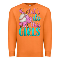 Carrot let's do this girls baseball Premium Sweatshirt - BundleAndBundleShop