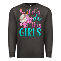 Smoke let's do this girls baseball Premium Sweatshirt - BundleAndBundleShop