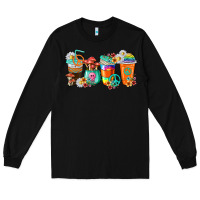 Black hippie coffee cups Long Sleeve Tee - texasbilliewilder