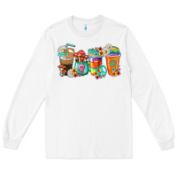 White hippie coffee cups Long Sleeve Tee - texasbilliewilder