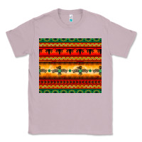 Lilac thunderbird bullskull Aztec pattern Classic Tee - BarkalooDesign