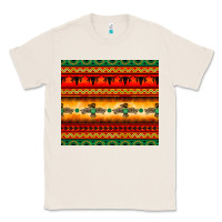 Natural thunderbird bullskull Aztec pattern Classic Tee - BarkalooDesign