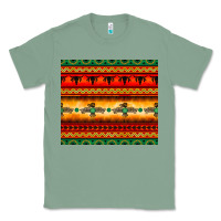 Sage thunderbird bullskull Aztec pattern Classic Tee - BarkalooDesign