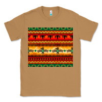 Toasted Coconut thunderbird bullskull Aztec pattern Classic Tee - BarkalooDesign