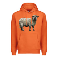 Carrot hampshire sheep Premium Hoodie - LillyAllenDesigns