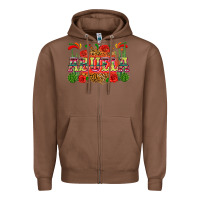 Chestnut abuela Zipper Hoodie - Zillion Design Studio