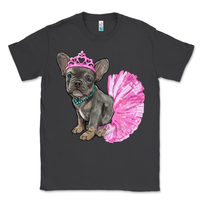 Balerina French Bulldog With Tutu Classic Tee by RanaPortraitStore | Teevron