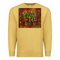 Antique Gold feliz navidad cactus Premium Sweatshirt - JahusDesignShop